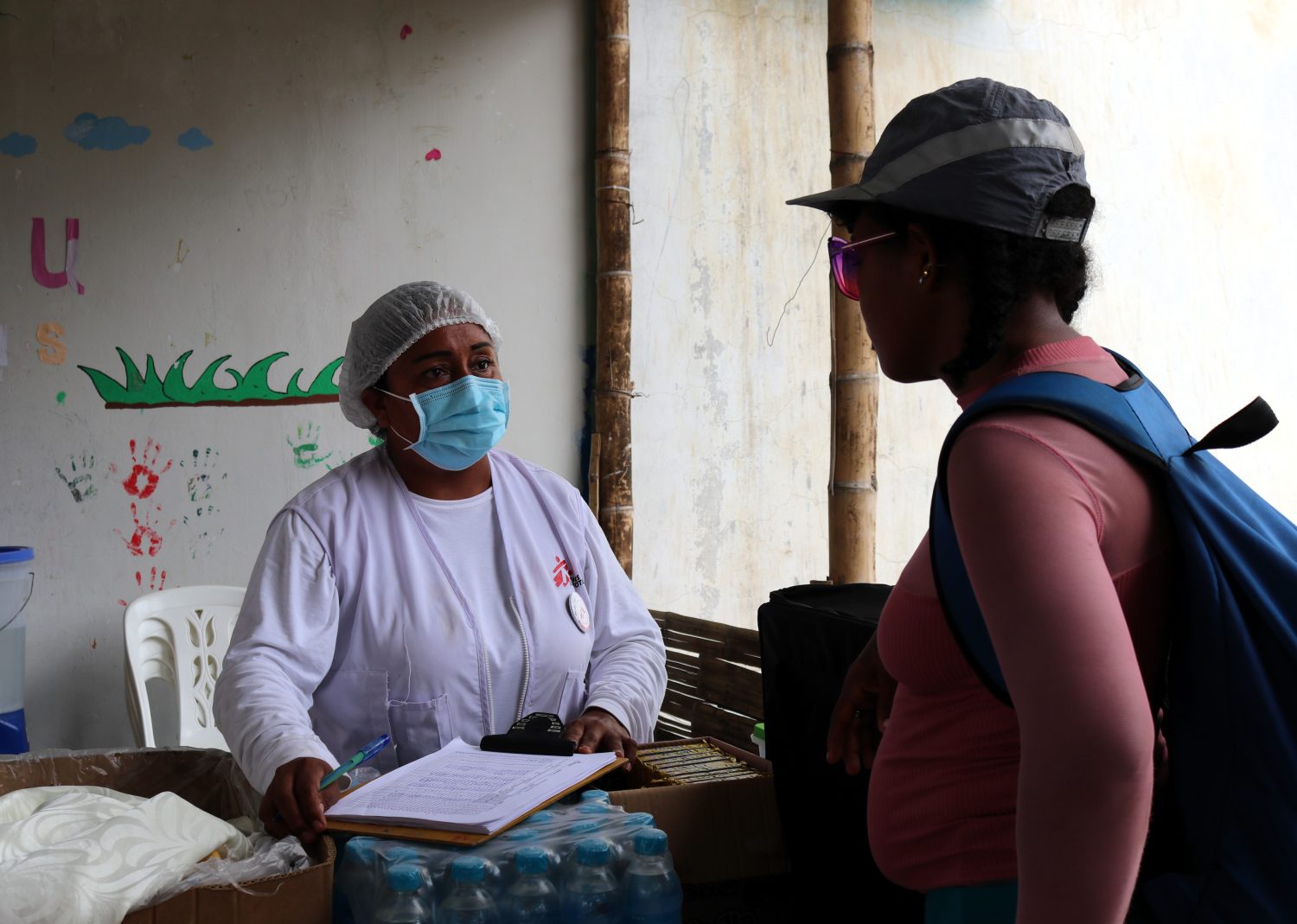 MSF responde a la crisis migratoria en Tumbes, Perú. 