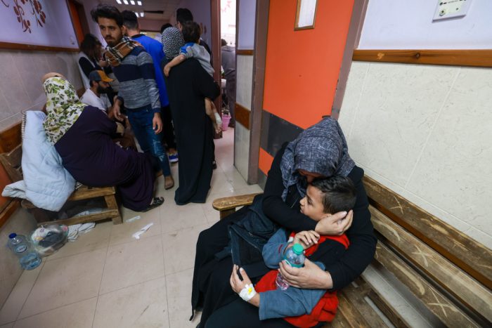 Hospital Aqsa, en la Franja de Gaza, donde MSF brinda asistencia médica.