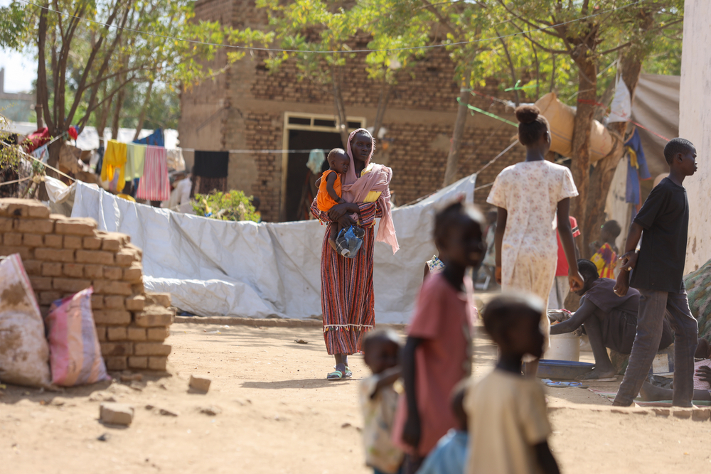 Campos de refugiados en Al Jzirah. 