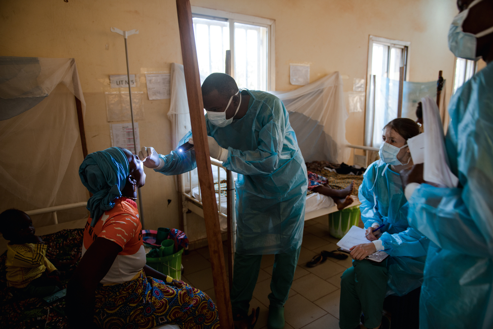 Brote de difteria en Guinea.