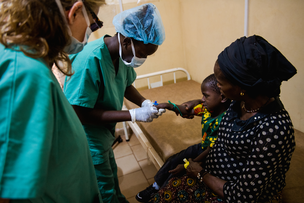 Brote de difteria en Guinea. 
