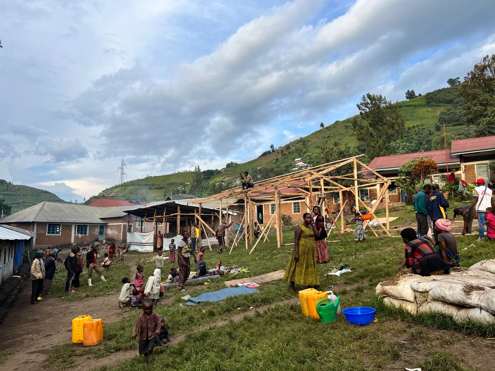 Personas desplazadas en República Democrática del Congo. 