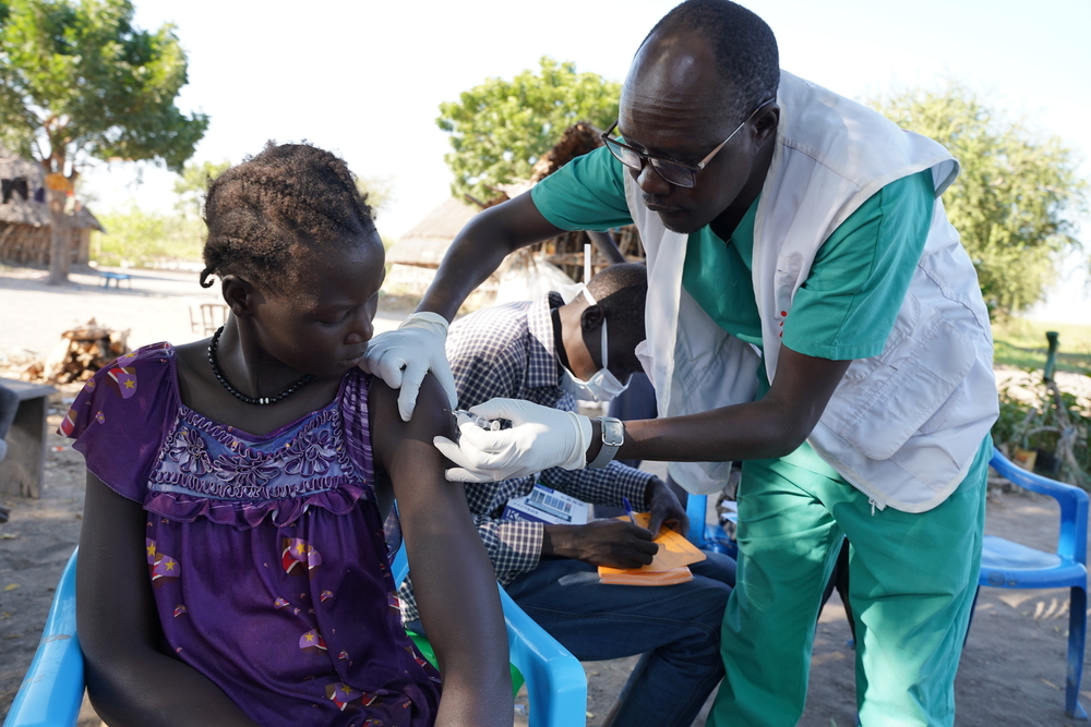 MSF vacuna pacientes contra la hepatitis E.