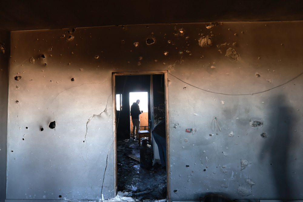 Ataque al refugio de Médicos Sin Fronteras en Al Mawasi, Khan Younis, Gaza.