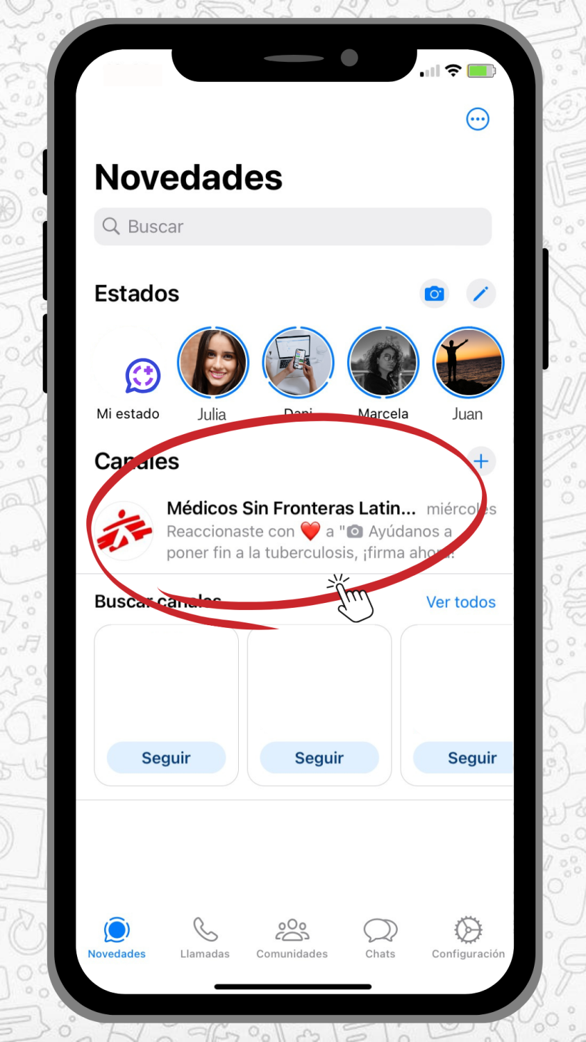 Médicos Sin Fronteras Latinoamérica abrió su canal de WhatsApp.