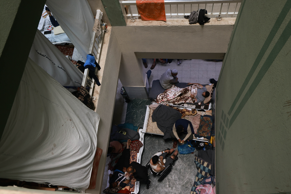 Hospital Al Aqsa, ubicado en la zona central de Gaza.