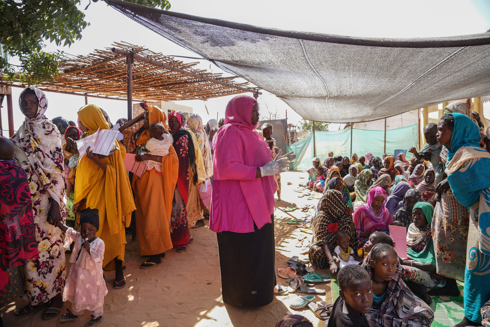 Desnutrición en Darfur Norte, Sudán.