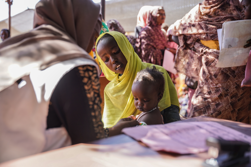 Desnutrición en Darfur Norte, Sudán.