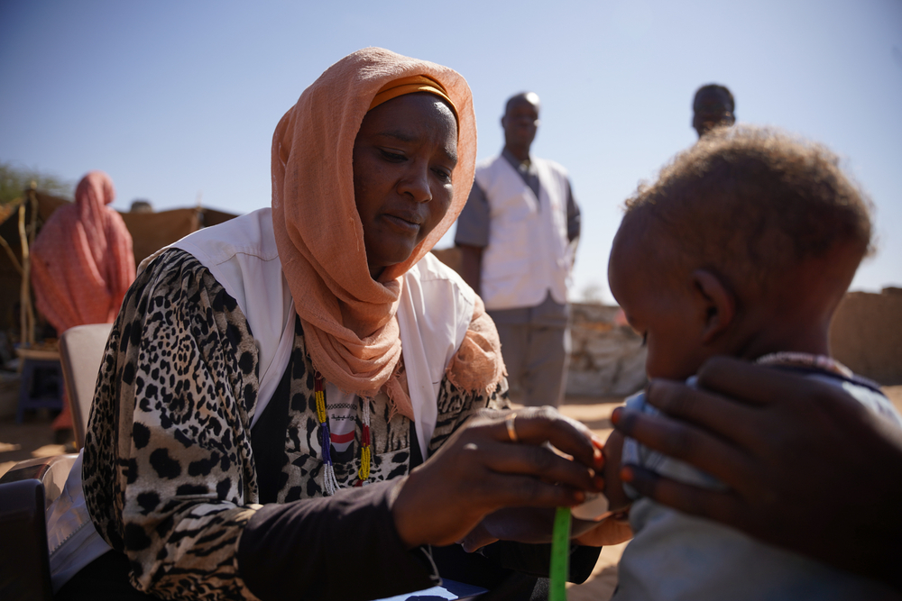 Programa de desnutrición de MSF en África. 