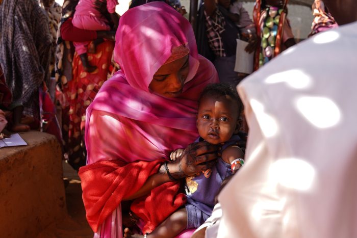 Desnutrición en Darfur Norte, Sudán.
