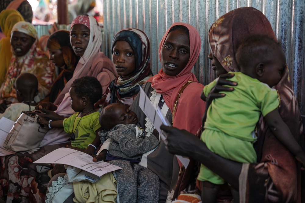 Programa de desnutrición de MSF en África. 