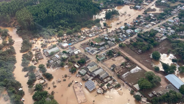 Inundaciones en Brasil.