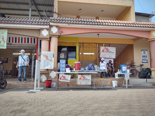 Médicos Sin Fronteras (MSF) atiende a personas migrantes en Guatemala.