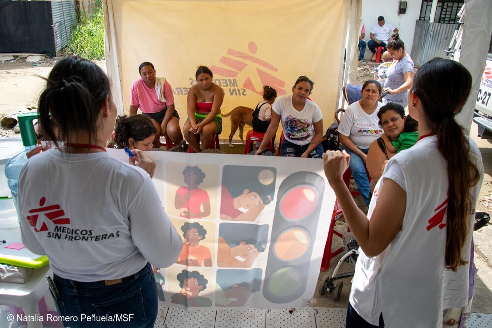 Acceso a la salud en Arauca: nuestros equipos brindan apoyo psicológico a los grupos vulnerables en Arauca.