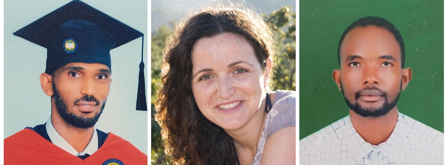 Publicamos las conclusiones de una investigación interna sobre el brutal asesinato de tres trabajadores de MSF en Tigray, Etiopía, en 2021. De izquierda a derecha: Yohannes Halefom Reda, de Etiopía; María Hernández Matas, de España; Tedros Gebremariam Gebremichael, también etíope. © MSF