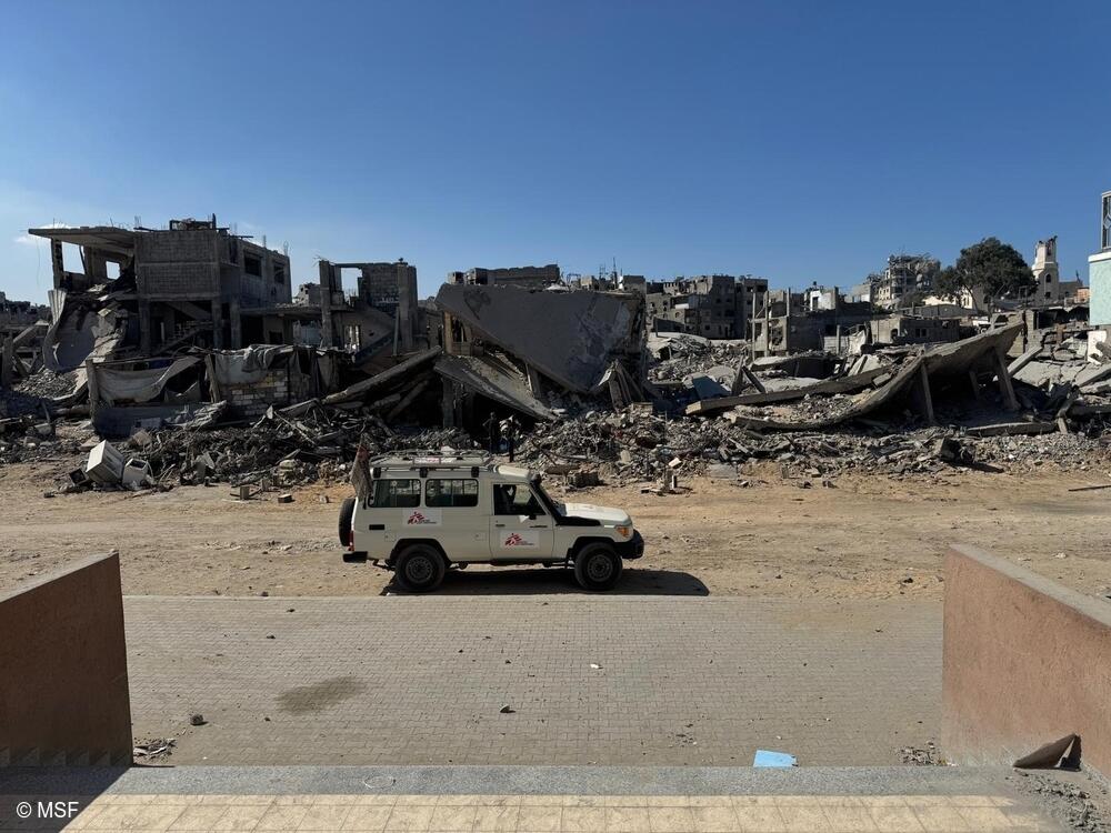 MSF reanudó sus actividades en la ciudad de Gaza.