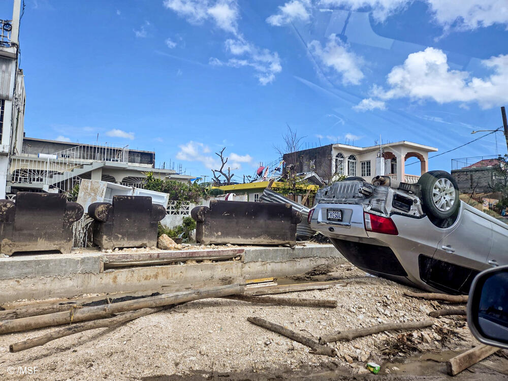 Destrucción masiva en la parroquia de St. James, en el centro norte de Jamaica tras el paso del huracán Melissa.