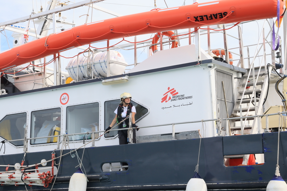 Reanudamos operaciones de búsqueda y rescate en el Mediterráneo con nuestro nuevo barco Oyvon para salvar vidas y apoyar a quienes huyen de Libia.