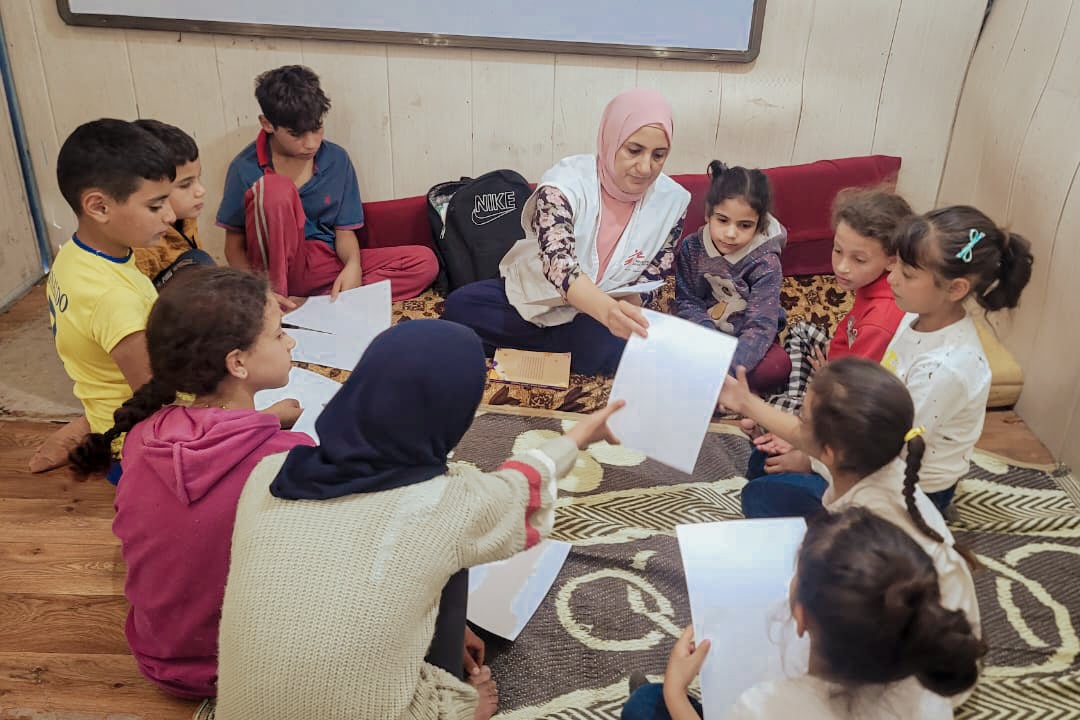 Apoyo psicosocial a niños y niñas a través del dibujo