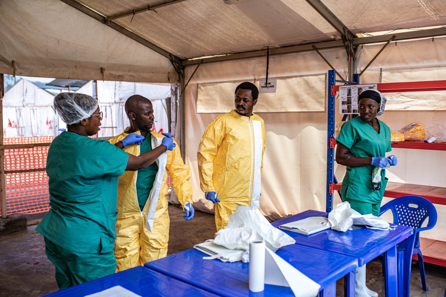 Centro de Tratamiento de Ébola en RDC