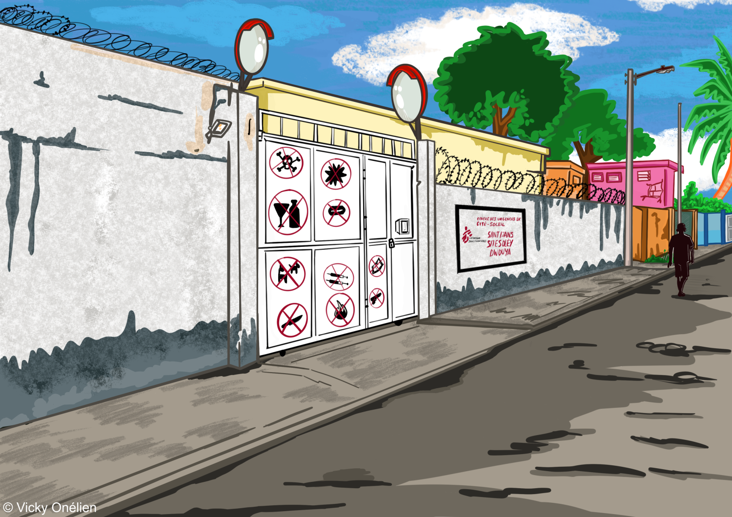 Hospital MSF en Puerto Príncipe, Haití